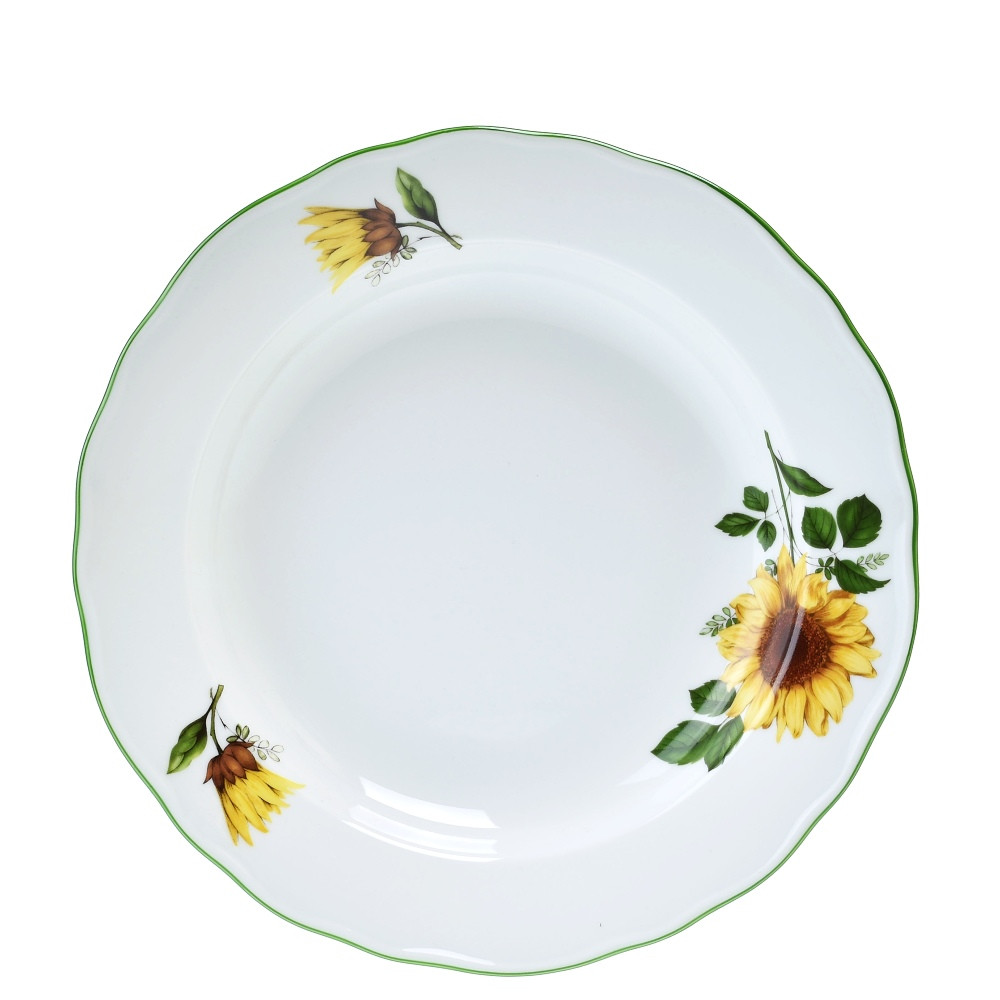 Talíř hluboký 24 cm Rokoko Slunečnice (Sada 6ti kusů)