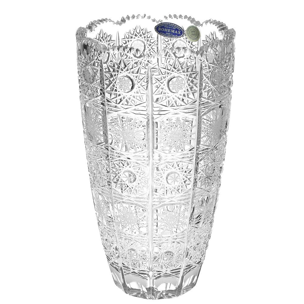 Luxusní broušená váza Ludmila - Váza 25,5 cm