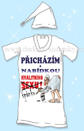 Noční košile s čepičkou - Přicházím s nabídkou kvalitního spánku
