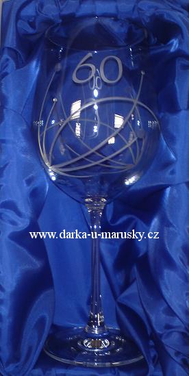 Pískovaná číše - Sprála s kamínky ,,60" 