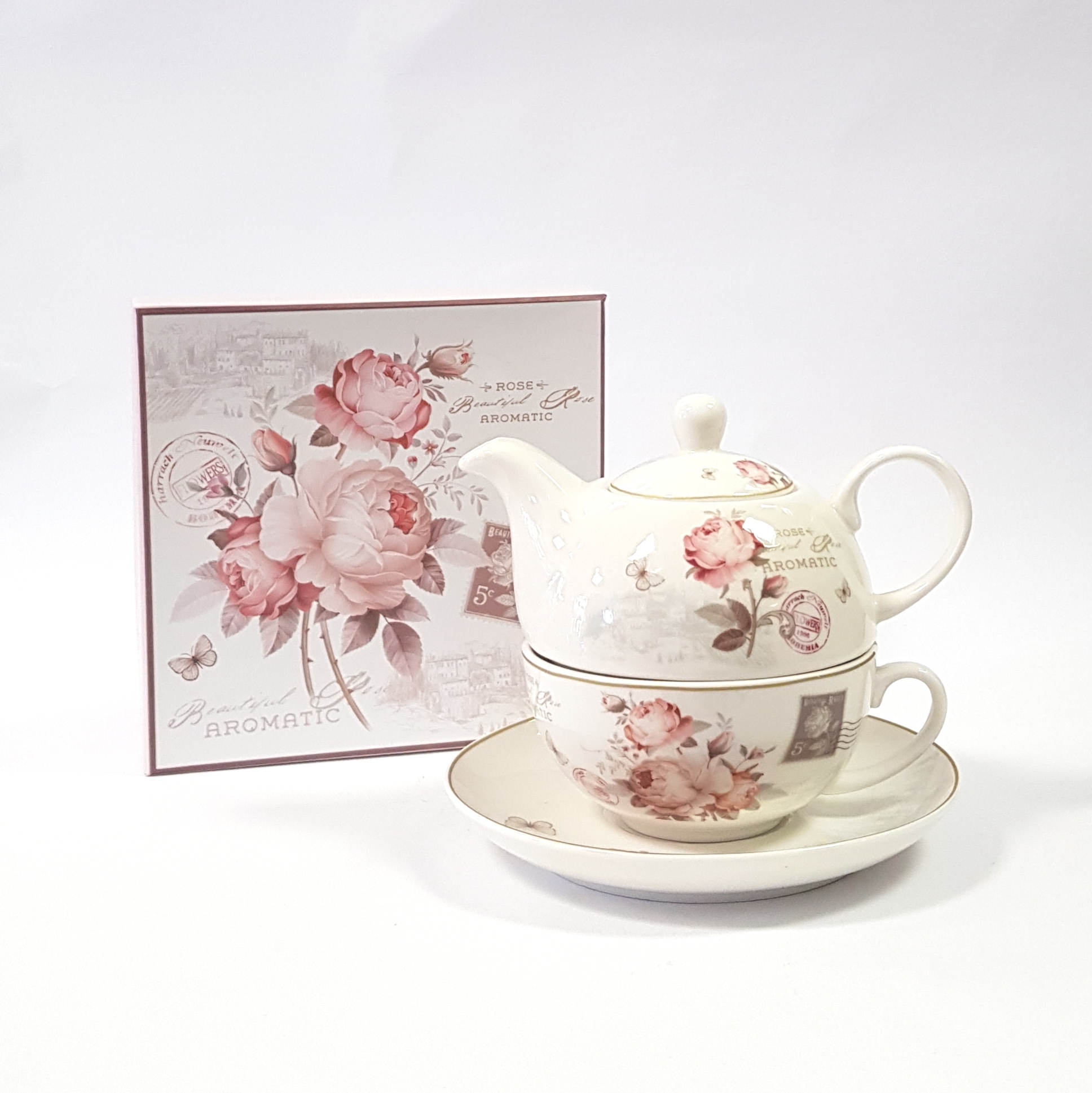 Čajník "Beautiful roses aromatic" v dárkovém boxu