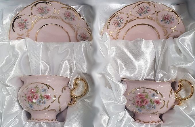 Šapo z růžového porcelánu Atonella