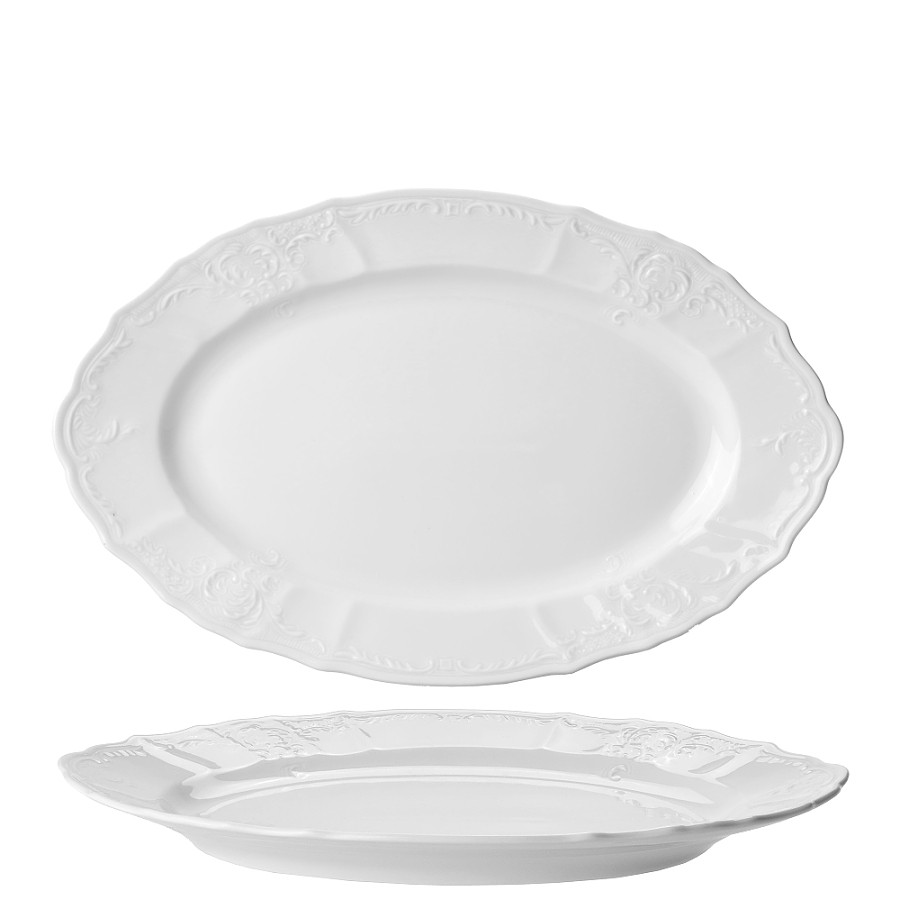Mísa oválná 34cm Ber, bílá