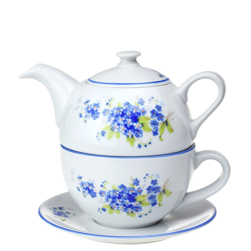 Čajník - porcelán - pomněnky