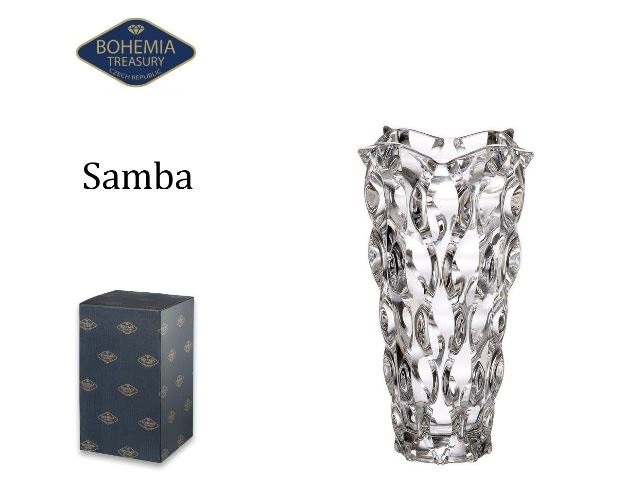 Váza křišťál 30,5cm Samba