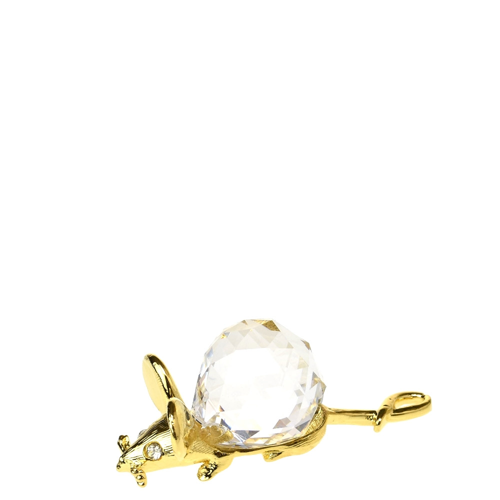 Myška 5,3 cm gold (figurka)
