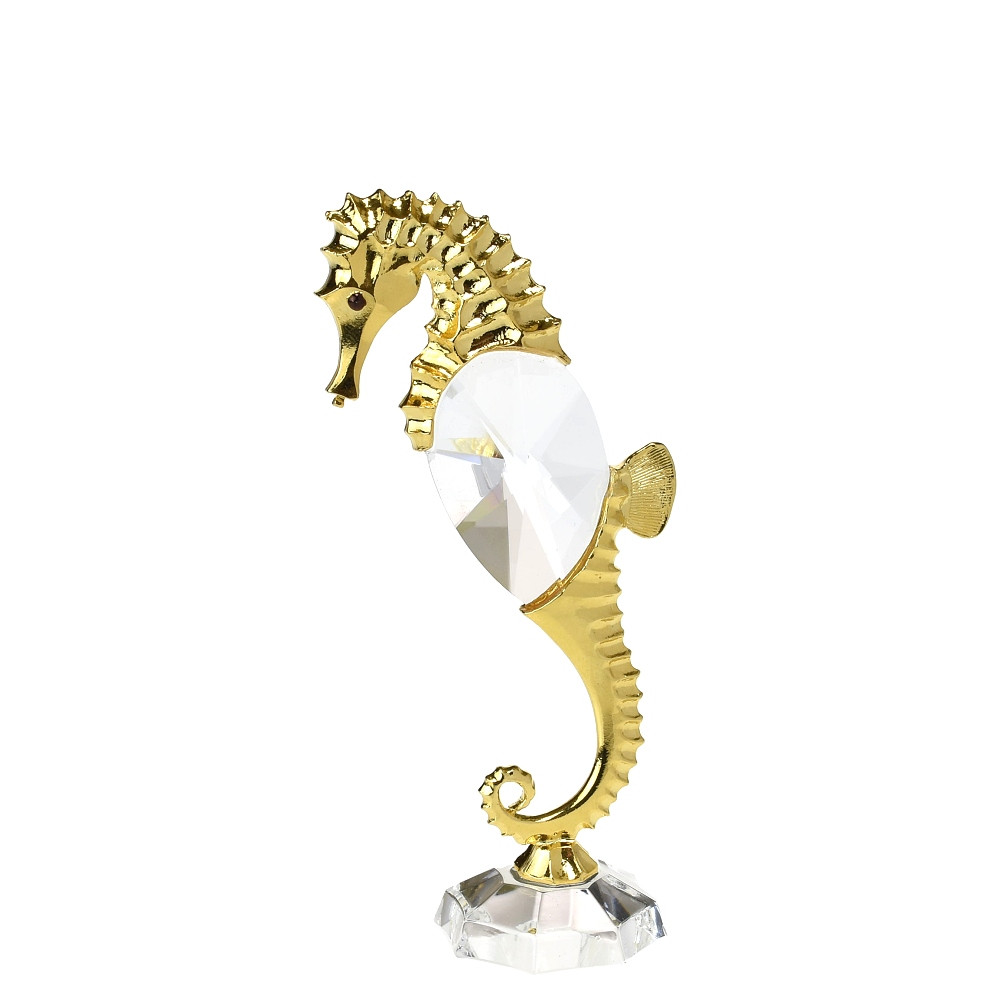 Mořský koník 9,3 cm gold (figurka)