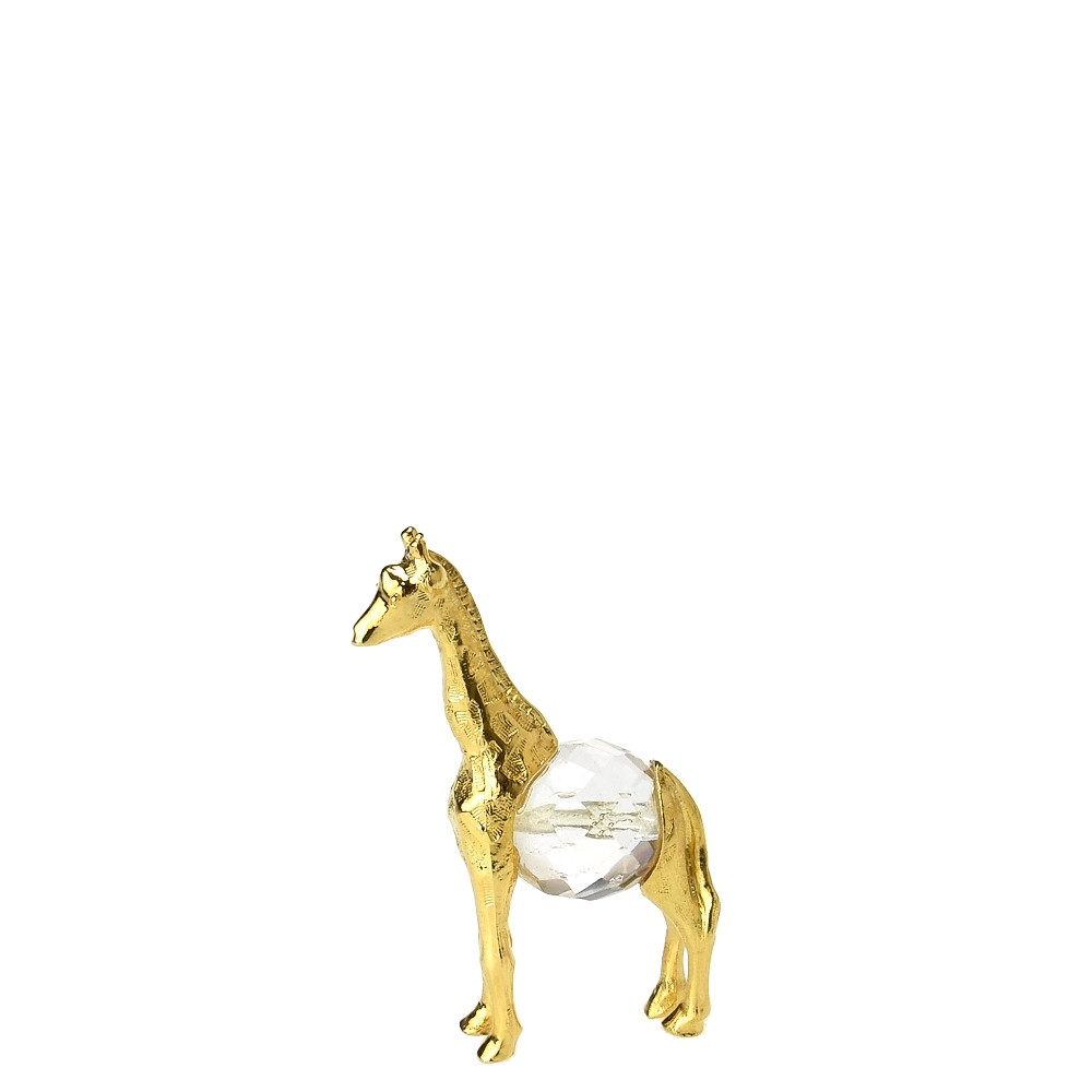 Žirafa mini 4,2 cm gold (figurka)