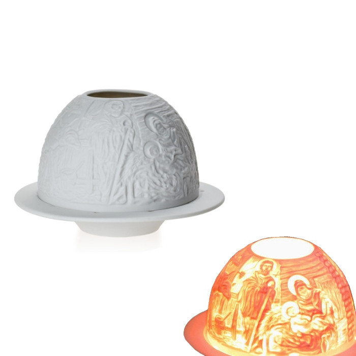 Porcelánový svícník - Betlém