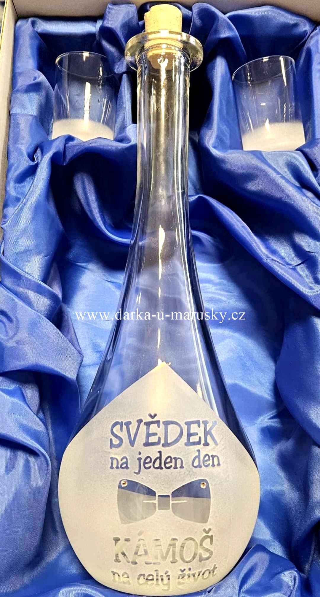 Pískovaná souprava G 2+1 Svědek na jeden den, ale kámoš na celý život
