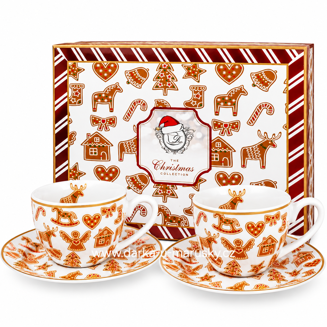 Přátelská souprava na espresso - Vánoční perníček