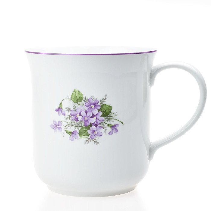 Hrnek Maxi XXL 1,5l fialky s fialovou linkou