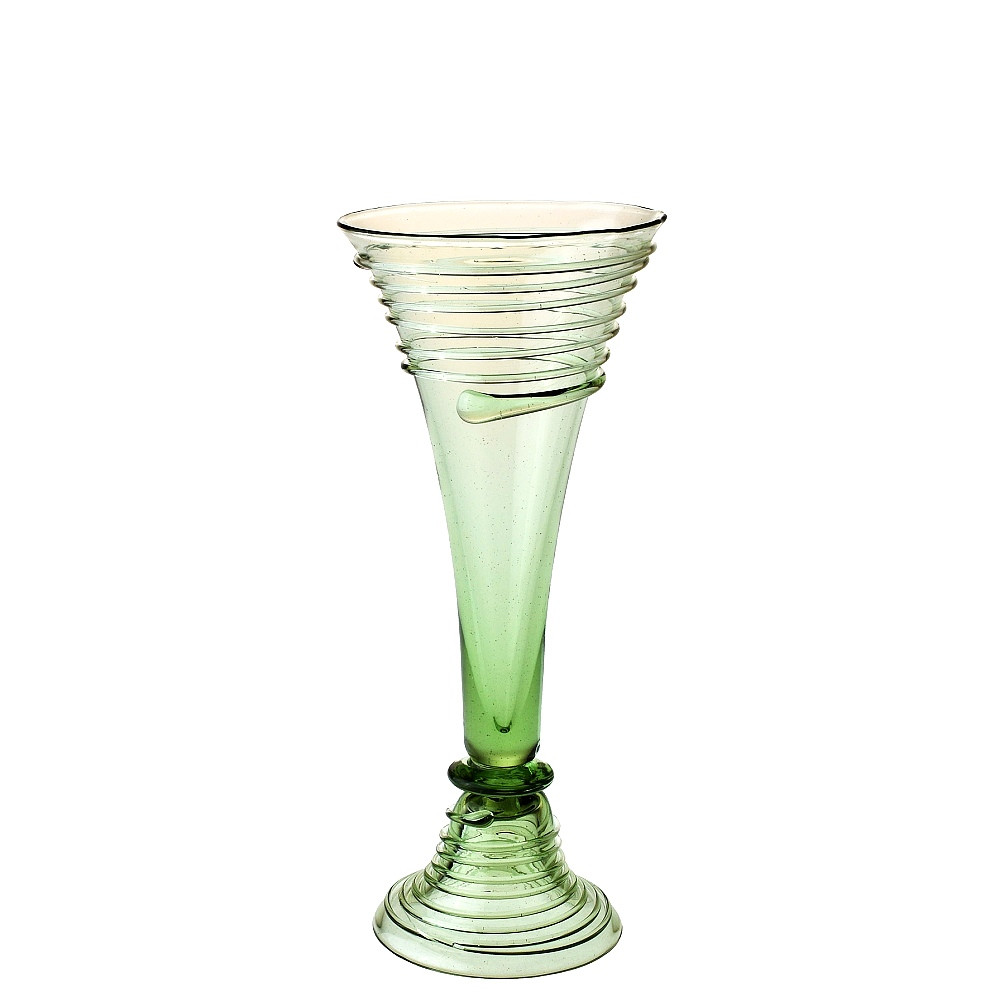 Kónická číše (flétna) 0,15l na sekt (Replika historického skla)