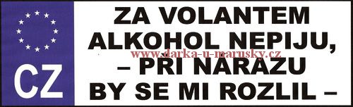 Za volantem alkohol...
