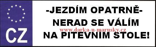 Jezdím opatrně...