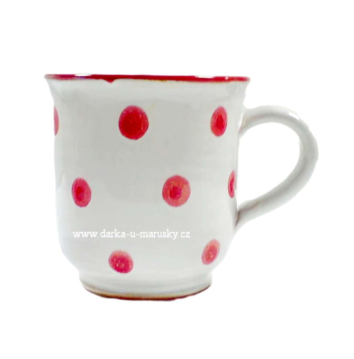 Hrnek puntík bílý 250ml