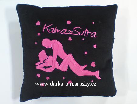 Polštář - Kamasutra černý