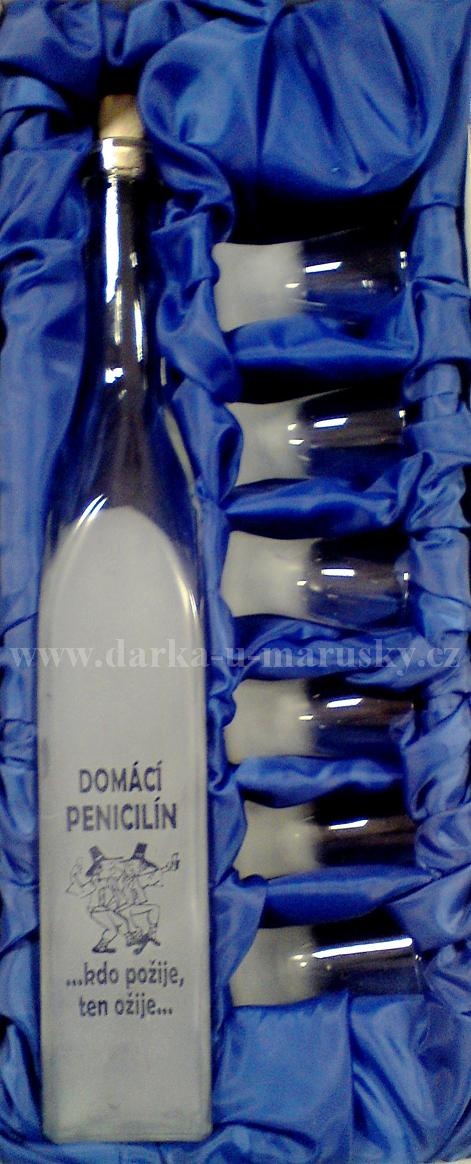 Pískovaná sada 6+1 / Domácí penicilín- Kdo požije, ten ožije