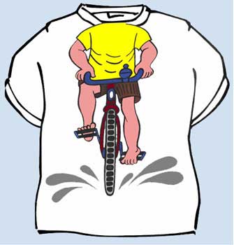 Dětské tričko - Cyklista