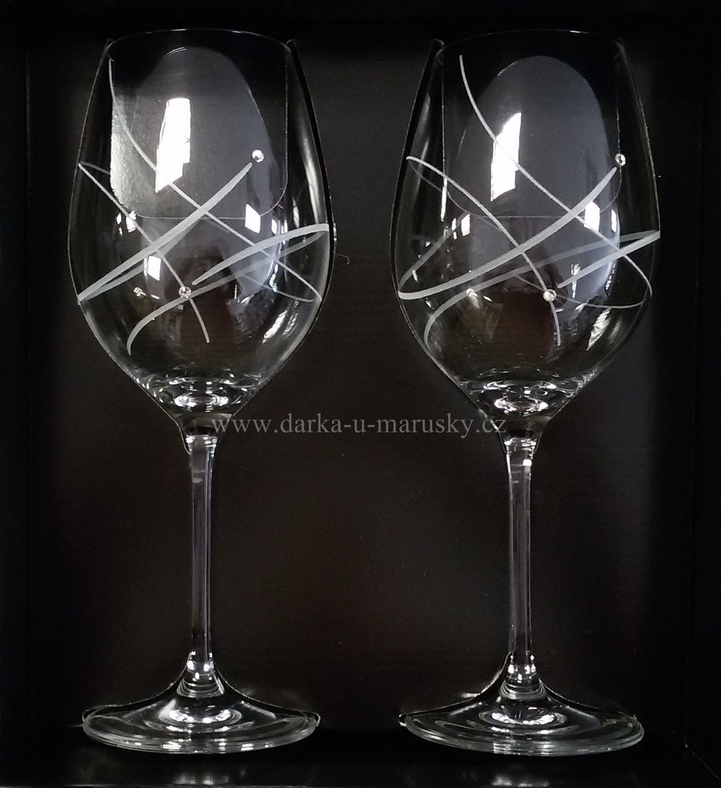 Skleničky na víno DIAMOND 470ml - 011 - přátelská souprava