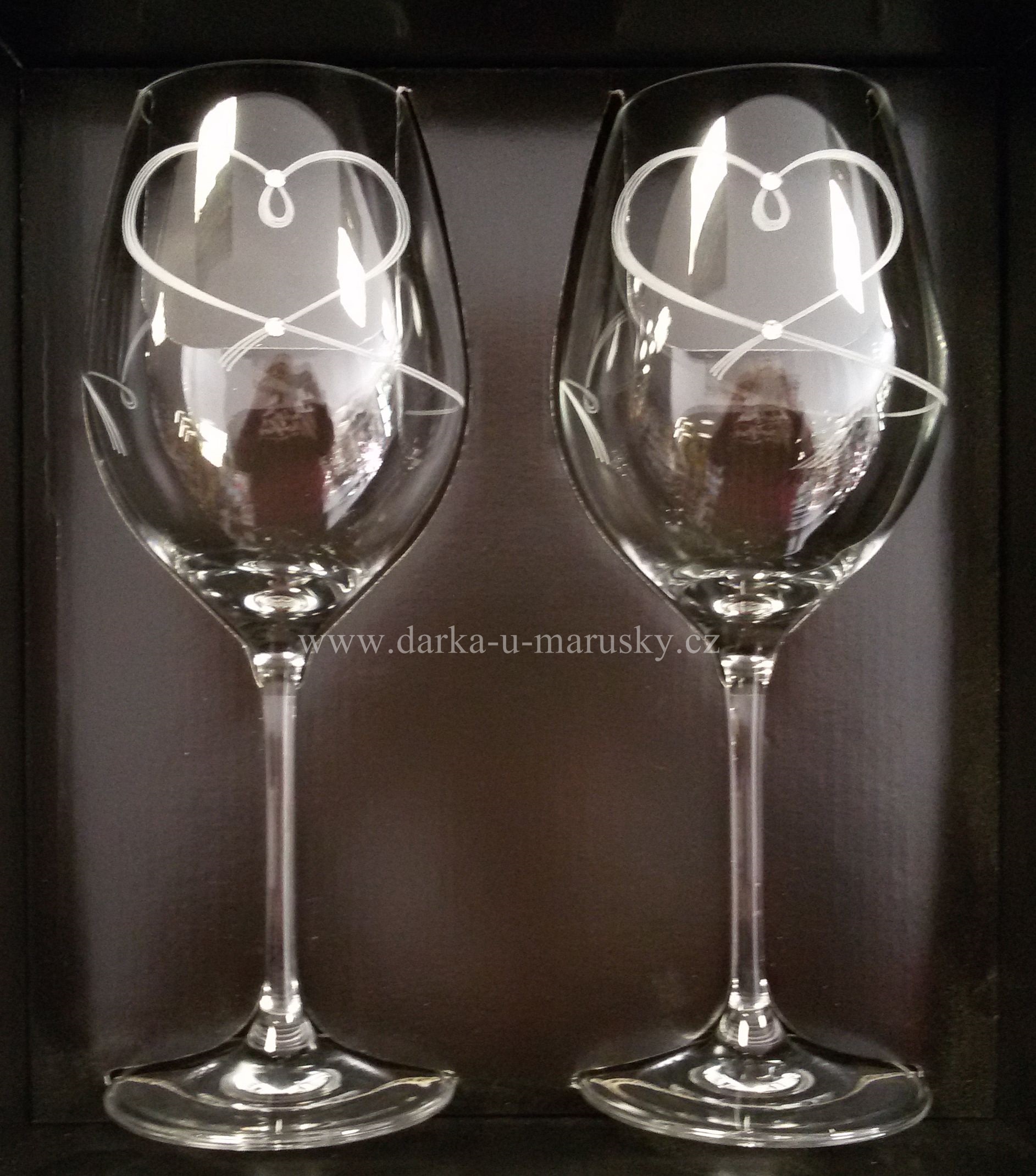 Skleničky na víno DIAMOND 470ml - 012 - přátelská souprava