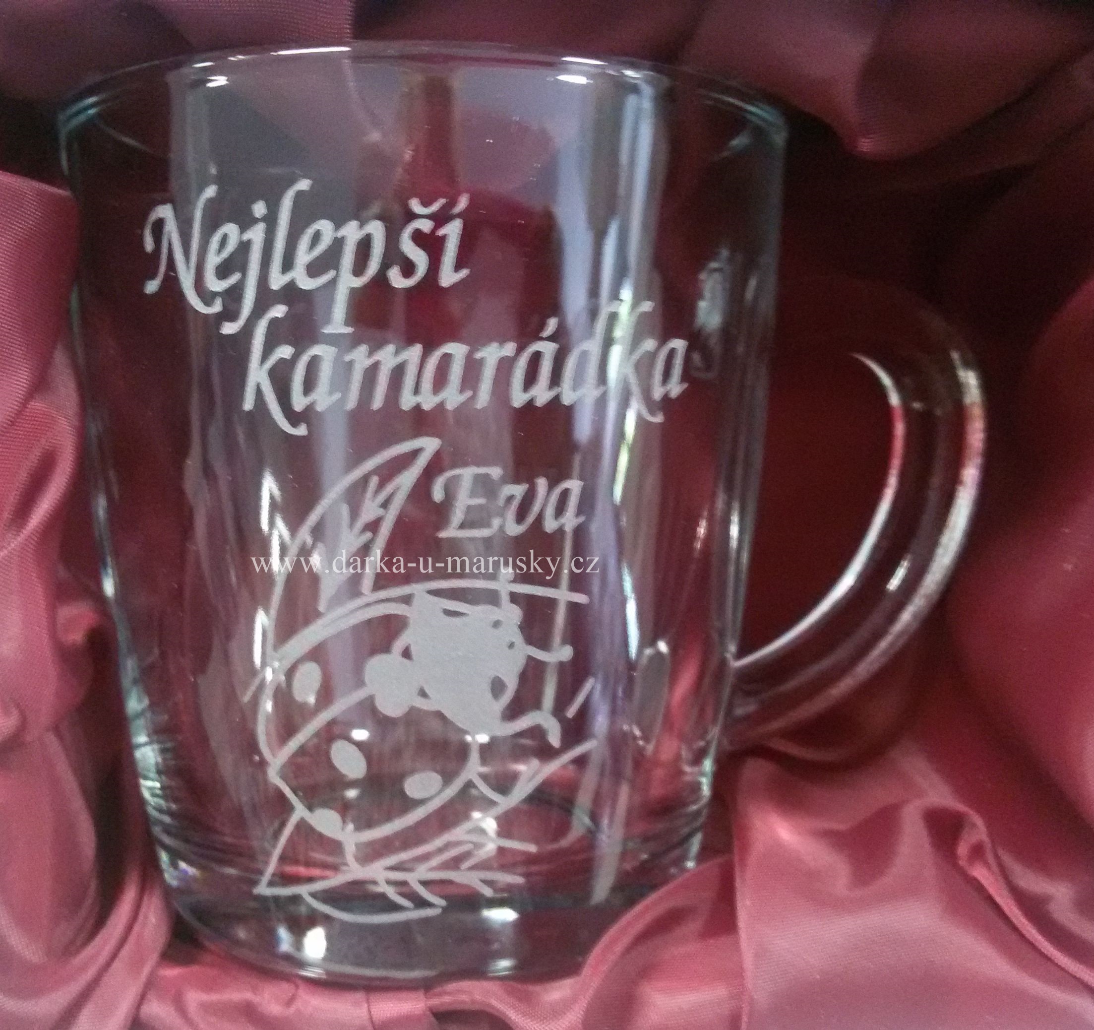 Pískovaný hrníček Niky - Nejlepší kamarádka