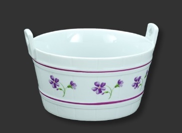 Porcelánová miska 16,3cm fialky N