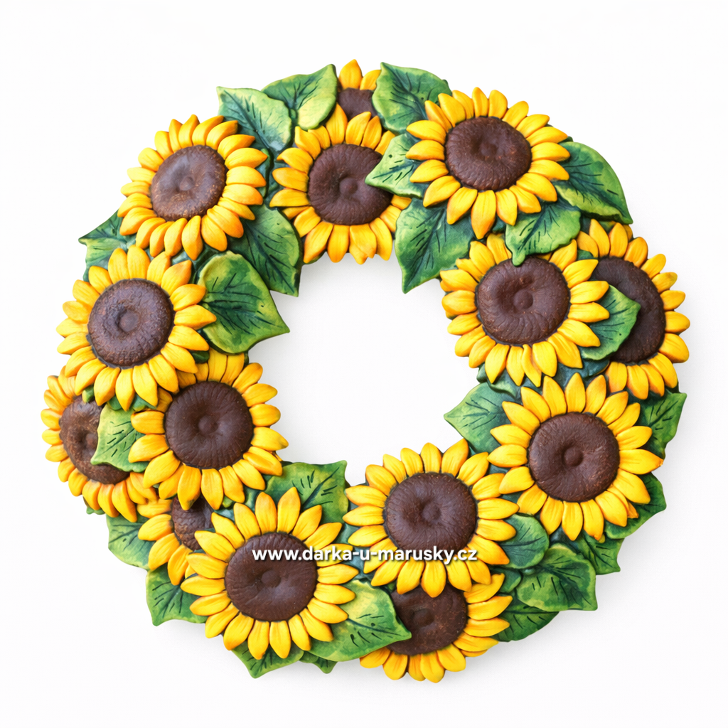 Slunečnicový věnec - P