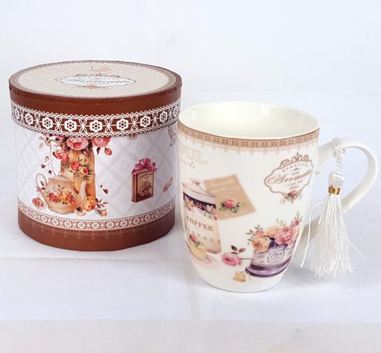 Hrnek porc. v boxu 375ml - Romantic