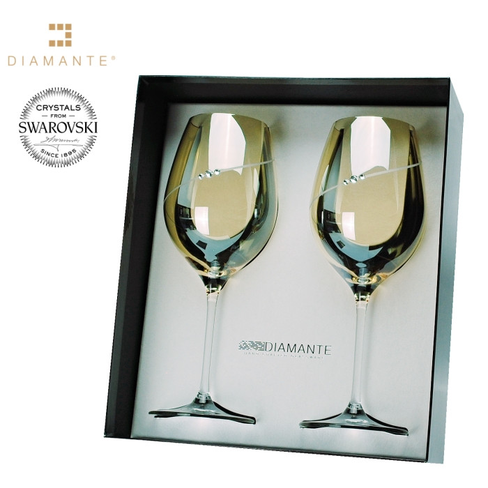 Skleničky na víno SUN 360ml - SWAROVSKI® 2ks