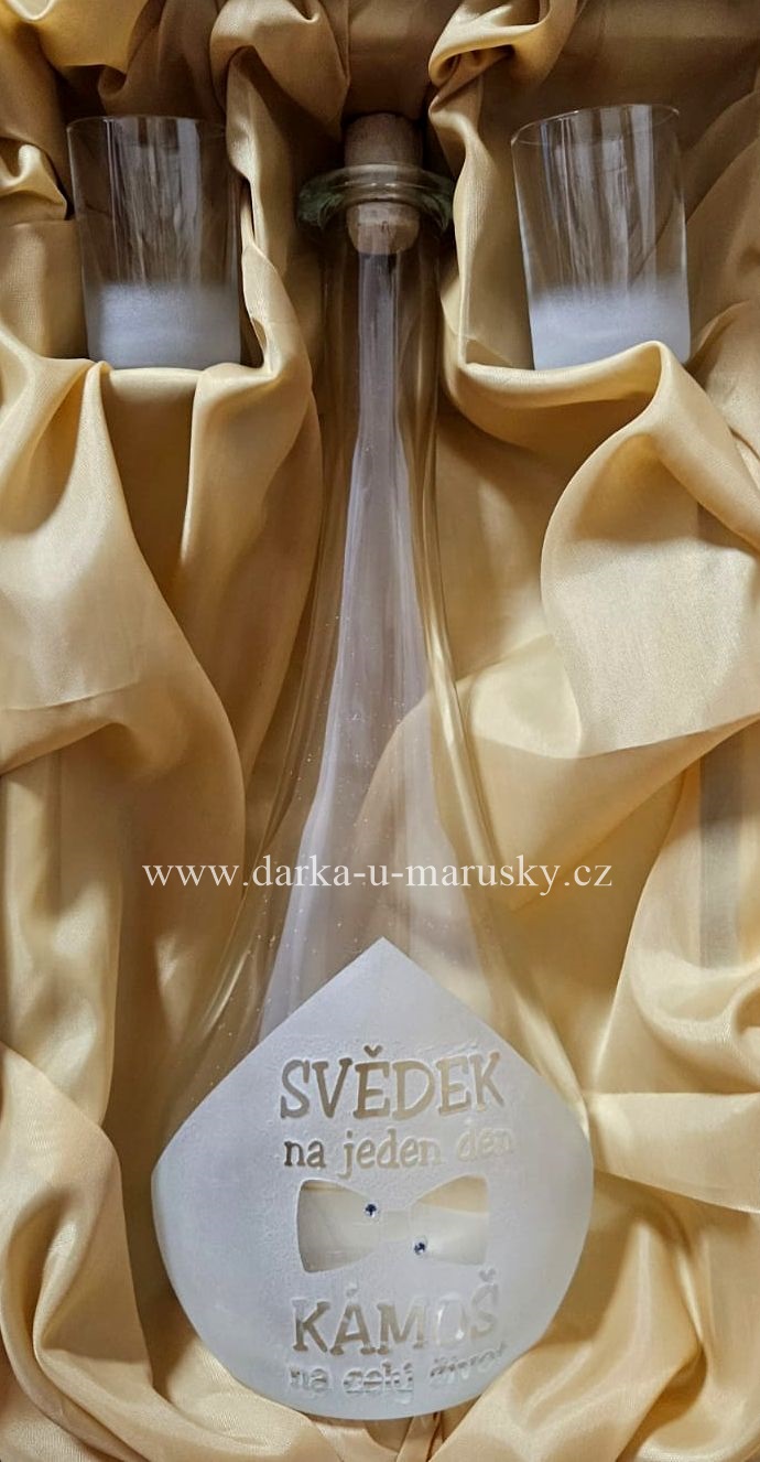 Pískovaná souprava G 2+1 Witness for on day, best friend forever