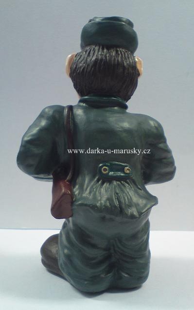 Keramická figurka - Myslivec