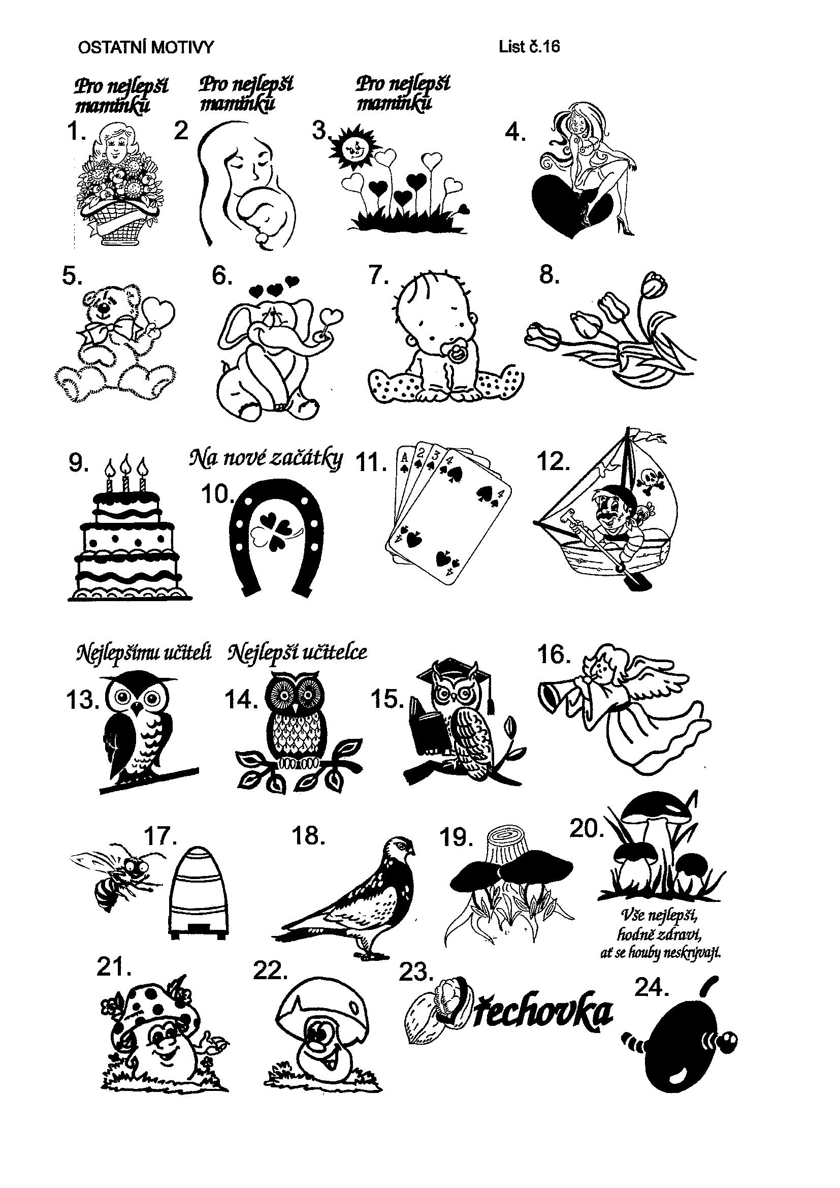 Pískovaná číše - dekor PROMOCE