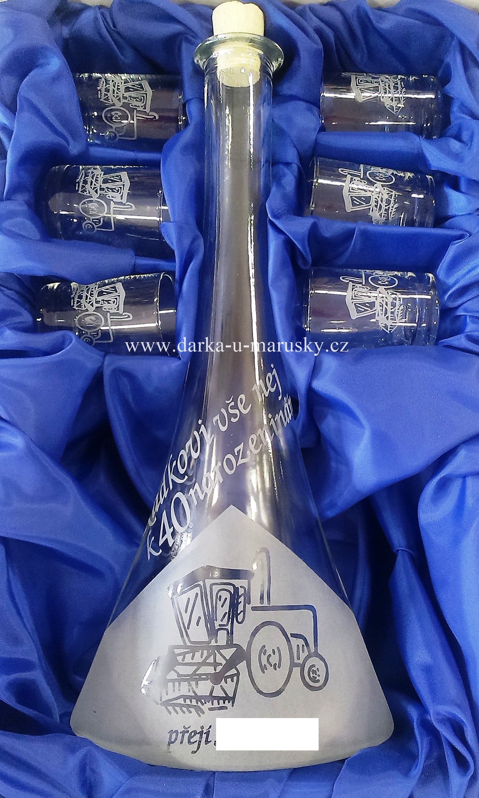 Pískovaná sada 6+1 - Kombajn