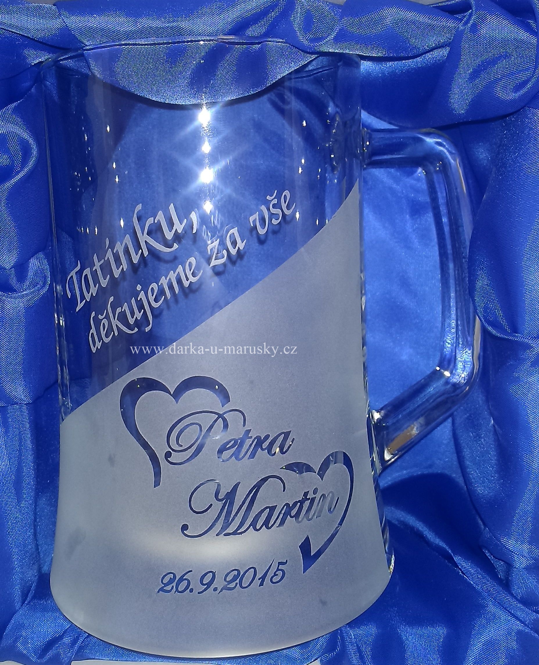 Svatební korbel LOVE