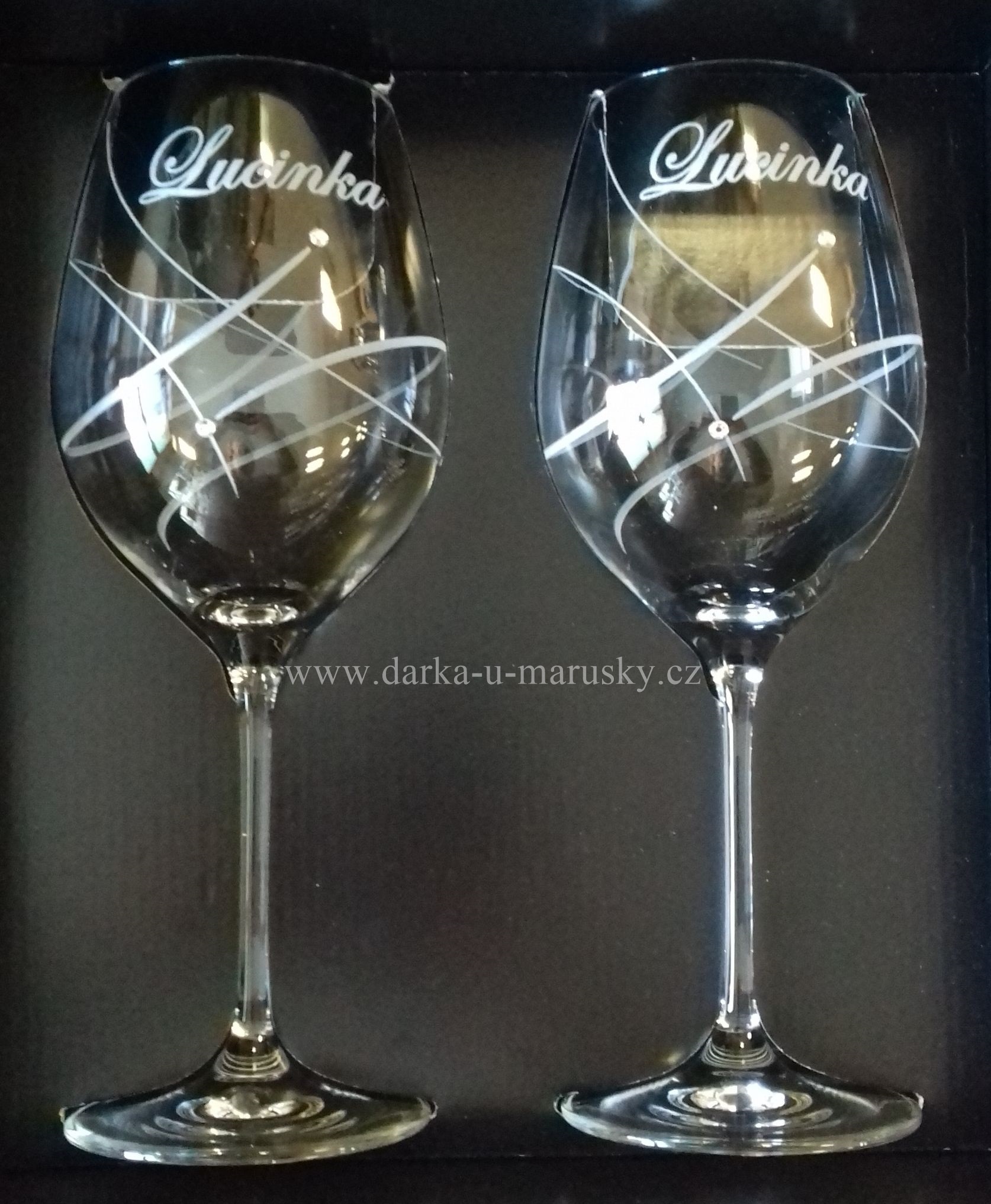 Skleničky na víno DIAMOND 470ml - 011 - přátelská souprava