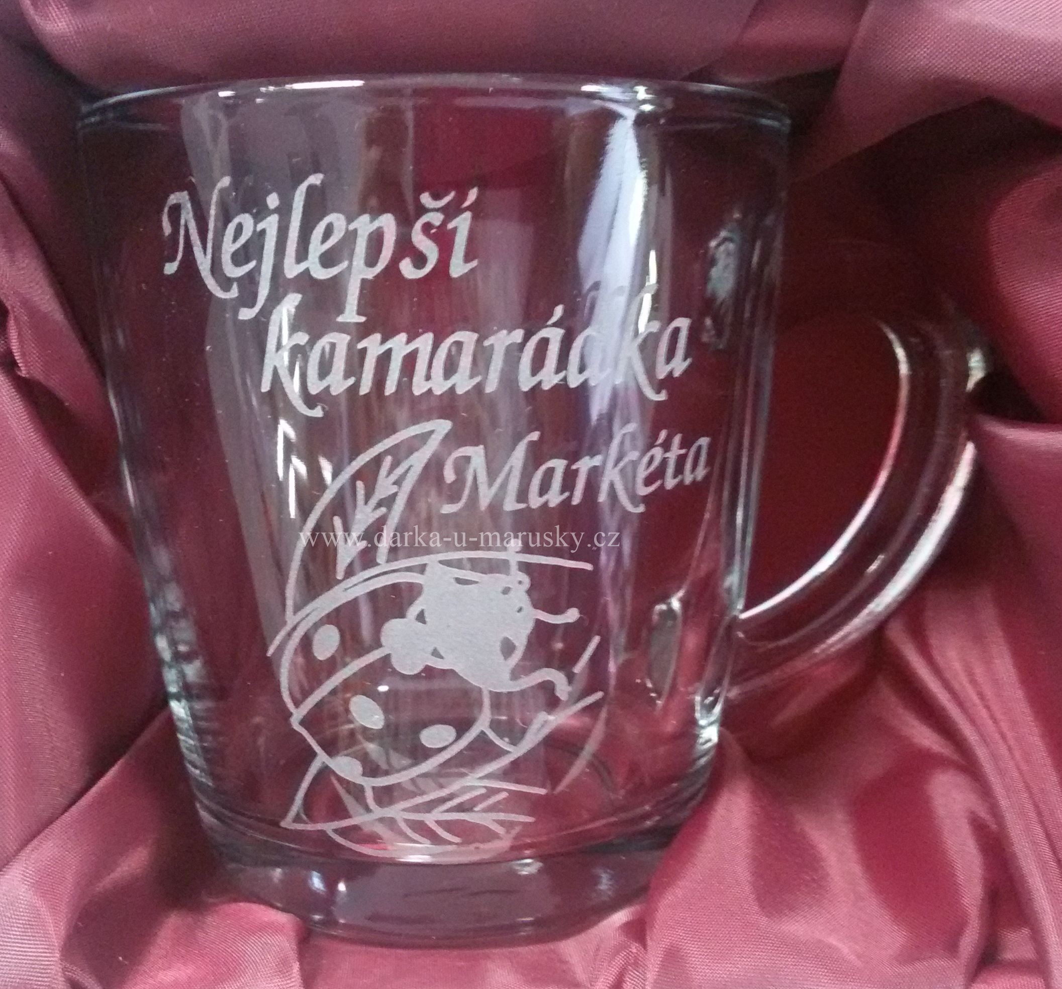 Pískovaný hrníček Niky - Nejlepší kamarádka