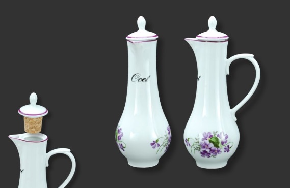 Souprava dvou karaf na ocet a olej