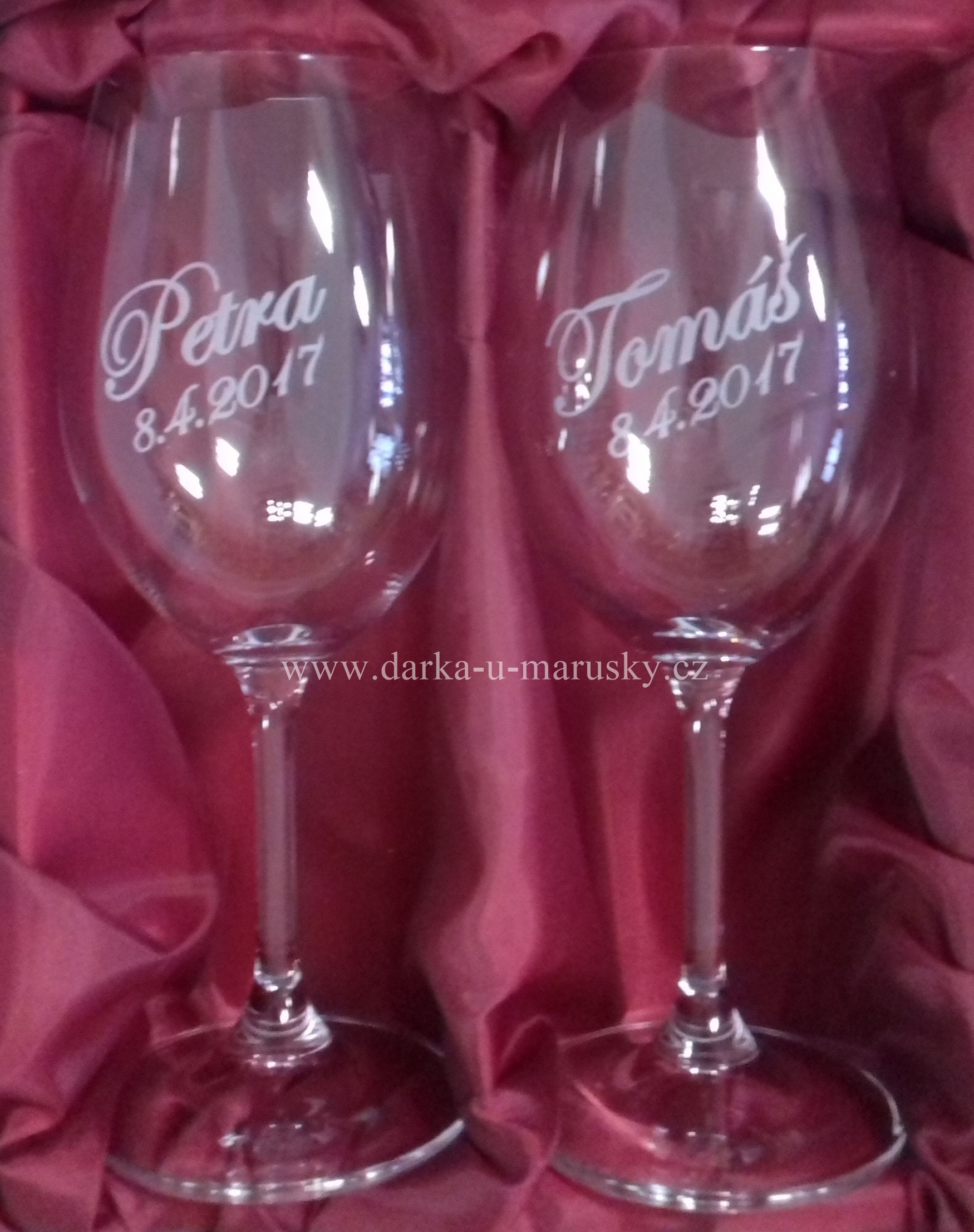 Svatební skleničky Gala na víno 300ml 