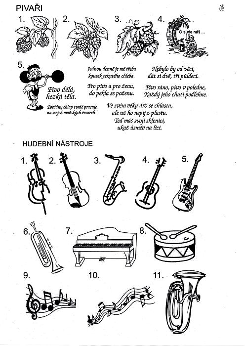 Pískovaný pivní korbel s cínovým víkem - Chmel č.1