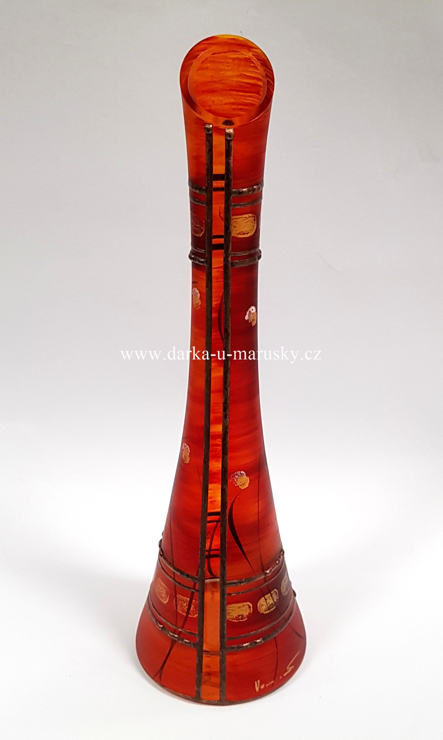 Váza - Orange dram 081219