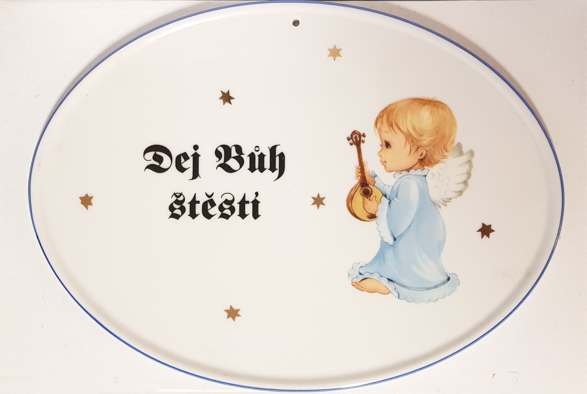Dej Bůh štěstí na stěnu - Anděl modrá linka