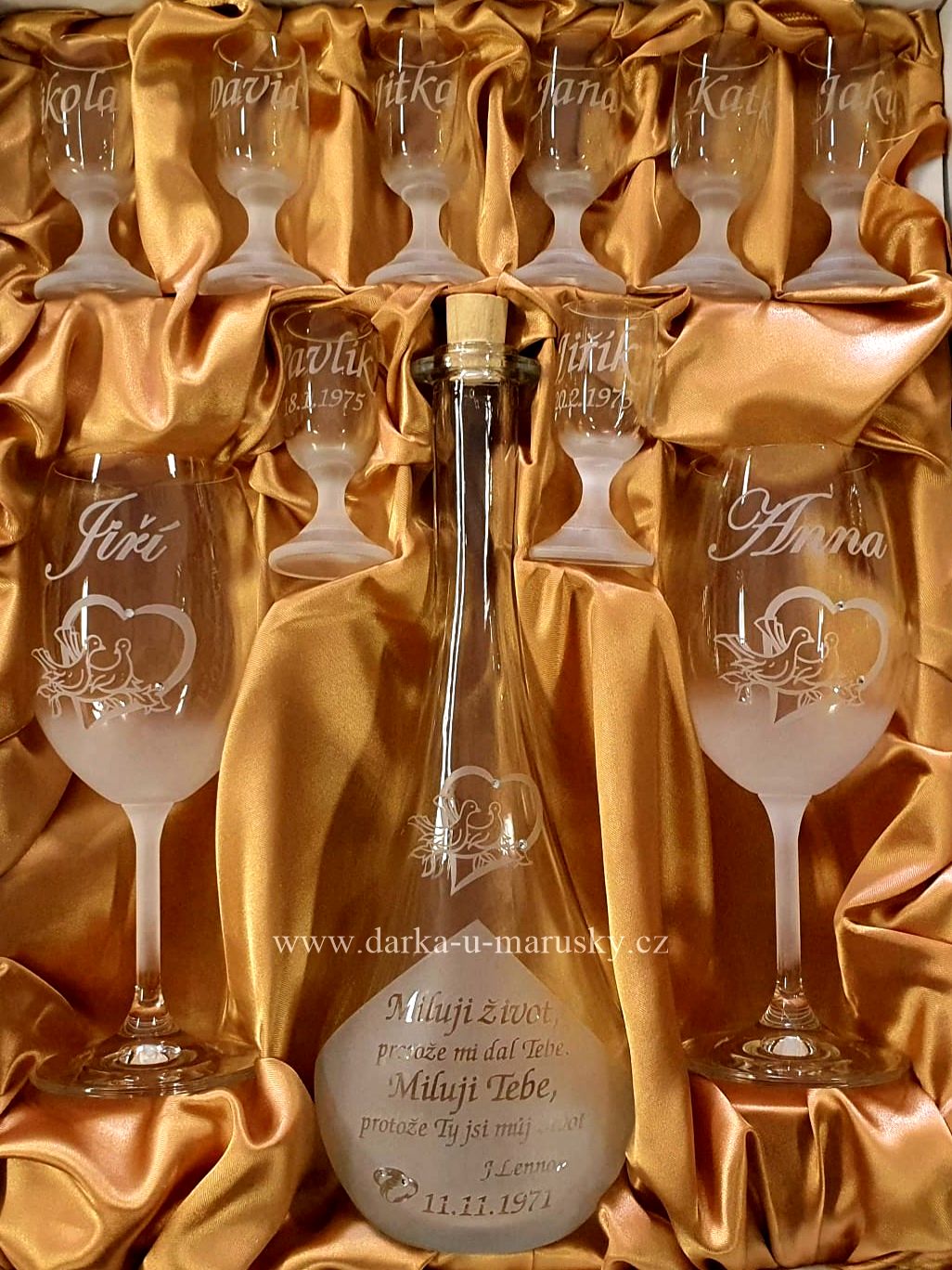 Svatební souprava LOVI- Zamilované hrdličky