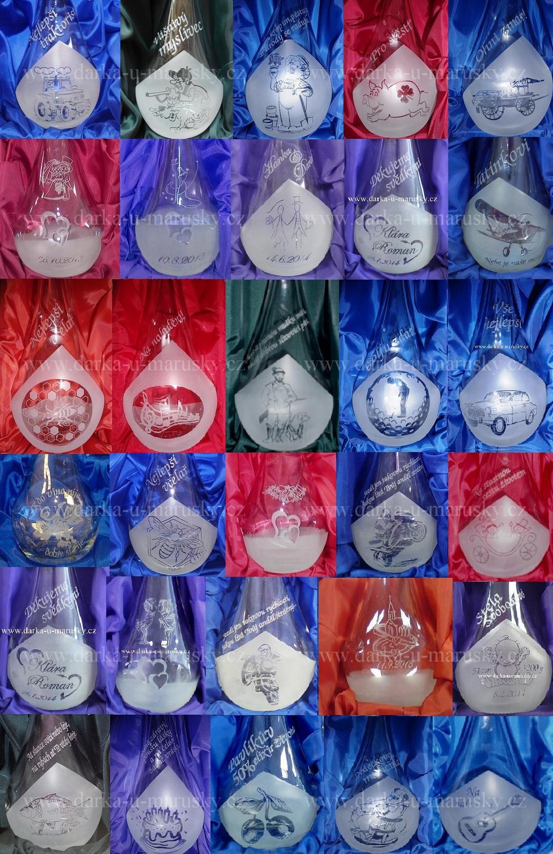 Pískovaná sada 6+1 - Kombajn