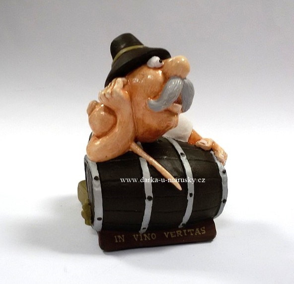 Keramická figurka - Vinař