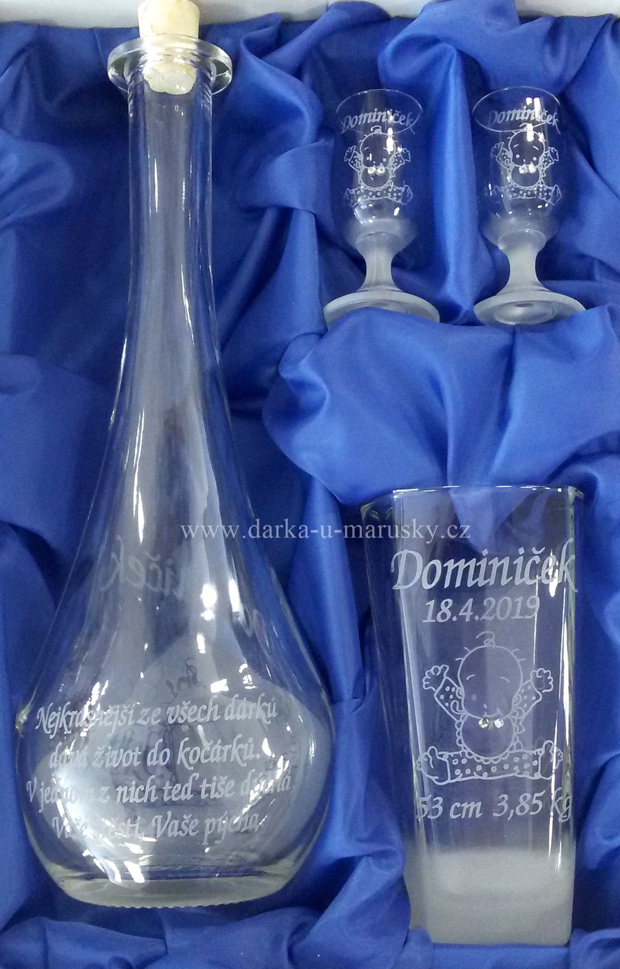 Pískovaná souprava Stegio - Miminko č. 8