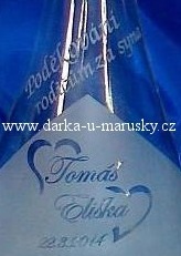 Svatební láhev Góčio - dekor č.15