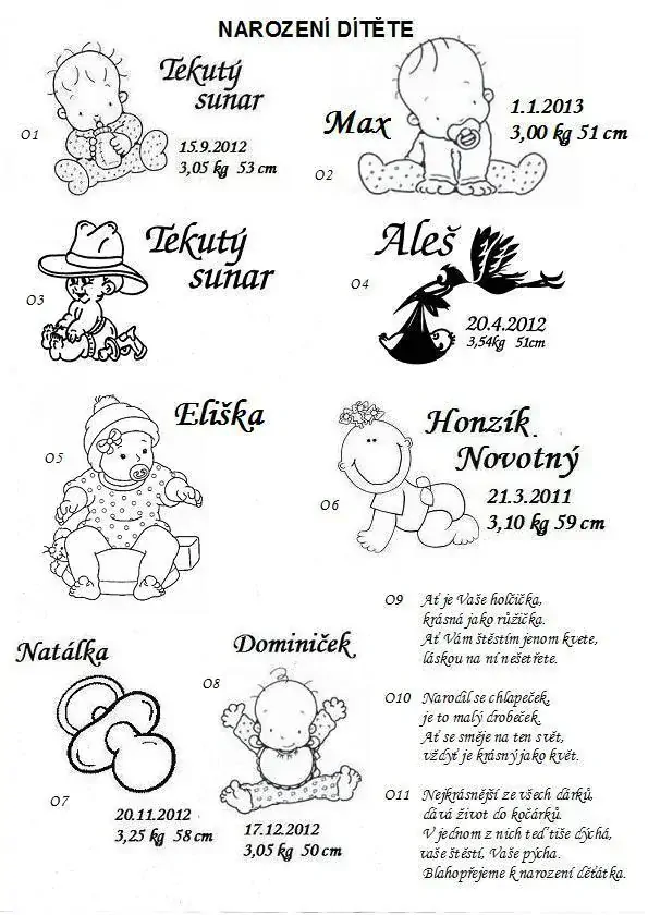 Pískované skleničky na víno - Miminko a dudlík